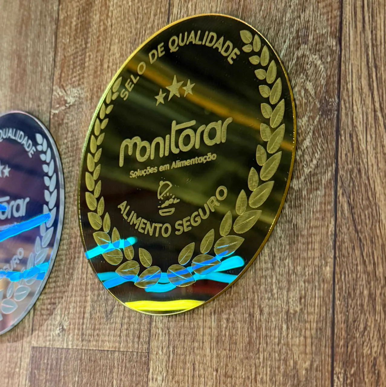 Selo Ouro — selo físico Monitorar